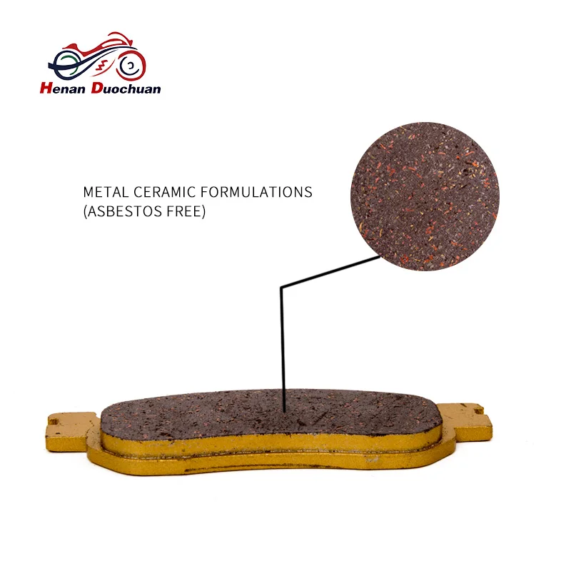 Motorcycle Front Brake Pads For YAMAHA TW 125 2008 F TW 200 1991-1998 F TW 225 E 2002-2003 F XT 250 X 2006-2008 F#5