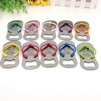 

【KATEROSE】Personalized Slipper Bottle Opener Wedding Party Retun Gift Custom Printing Flip-Flop Beer Openers X 300pcs