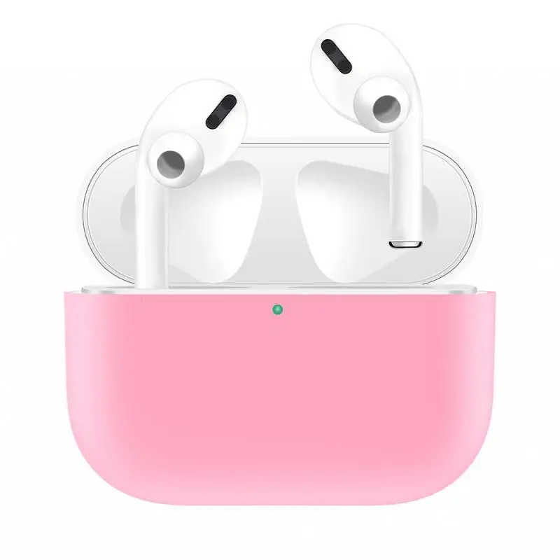Двухцветные ТПУ Мягкие силиконовые чехлы для Airpods Pro защитный аксессуар прозрачный Ультратонкий чехол противоударный держатель