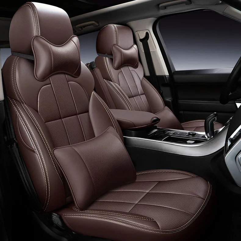 

Чехол из воловьей кожи на автомобильные сиденья на заказ, 7 сидений для Kia Carnival Sorento Carens Borrego VQ, автомобильные Чехлы, Защитные чехлы для салона автомобиля