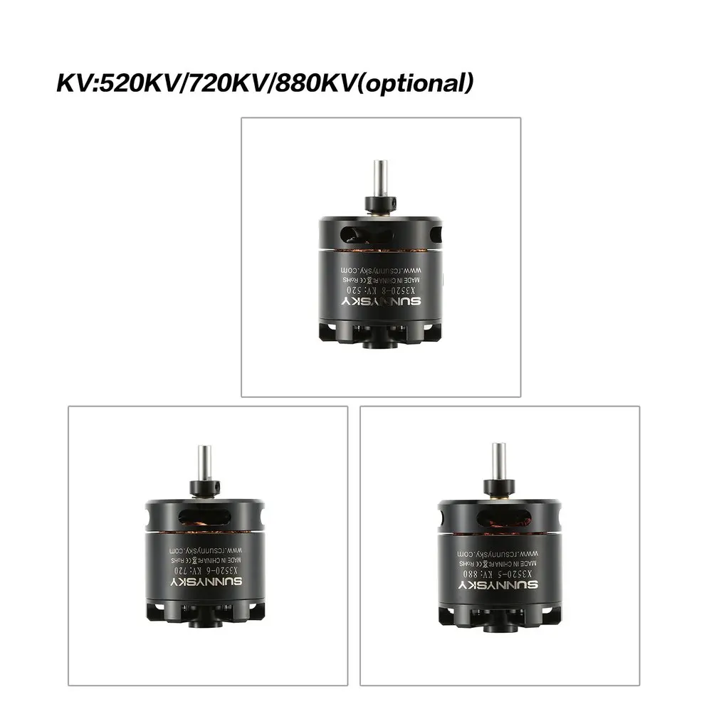 SUNNYSKY X3520 520KV/720KV/880KV бесщеточный двигатель для неподвижного крыла 3D RC Дрон Вертолет Самолет Запчасти Аксессуары