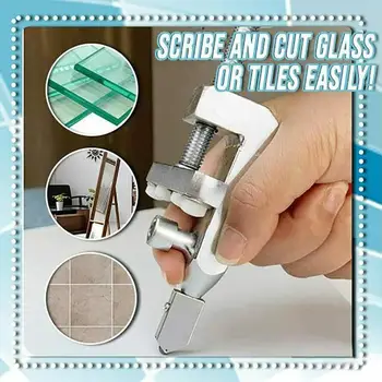 

Professional Metal Easy Glide Glass Tiles Marble Cutter Tool Cutter Hand Diamond Cutting Home Glass Household C7T9