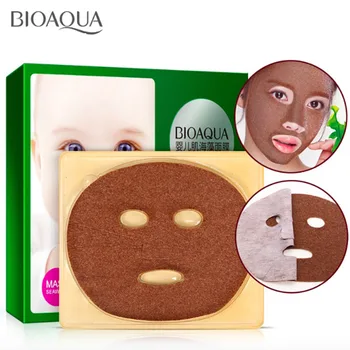 

7 PCS Natural Seaweed Mask Moisturizing Hydrating Contractive Pore Algae Seed Face Masks Facial Skin Care Aloe Facial Mask