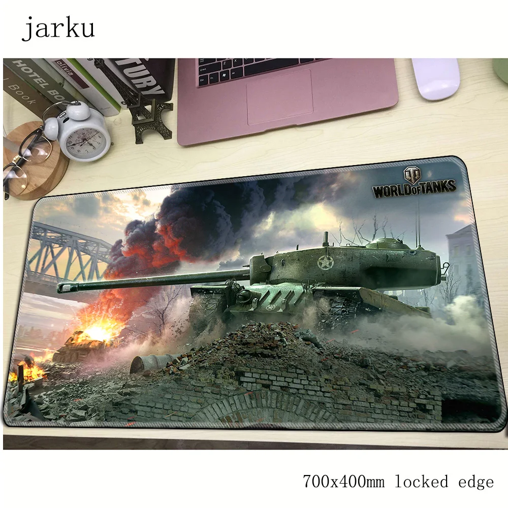 World of tanks коврик для мыши геймер 700x400 мм коврик для мыши notbook большой игровой коврик для мыши дополнительный коврик для мыши стол для компьютера padmouse