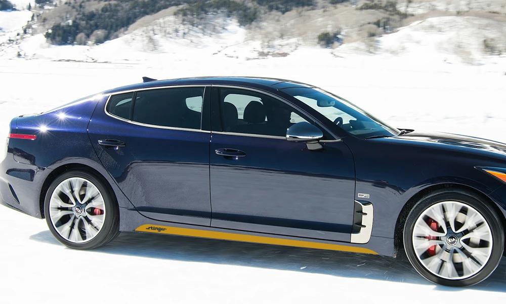 2 шт. для KIA Stinger двери автомобиля длинные боковые полосы наклейки Автомобильная виниловая пленка украшения наклейки DIY автомобильные принадлежности для тюнинга