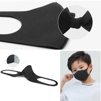 

50Pcs Washable Respirator Mask Child Face Mask For Men Women Kids Anti PM2.5 Dustproof Smoke Pollution Mask with Earloop