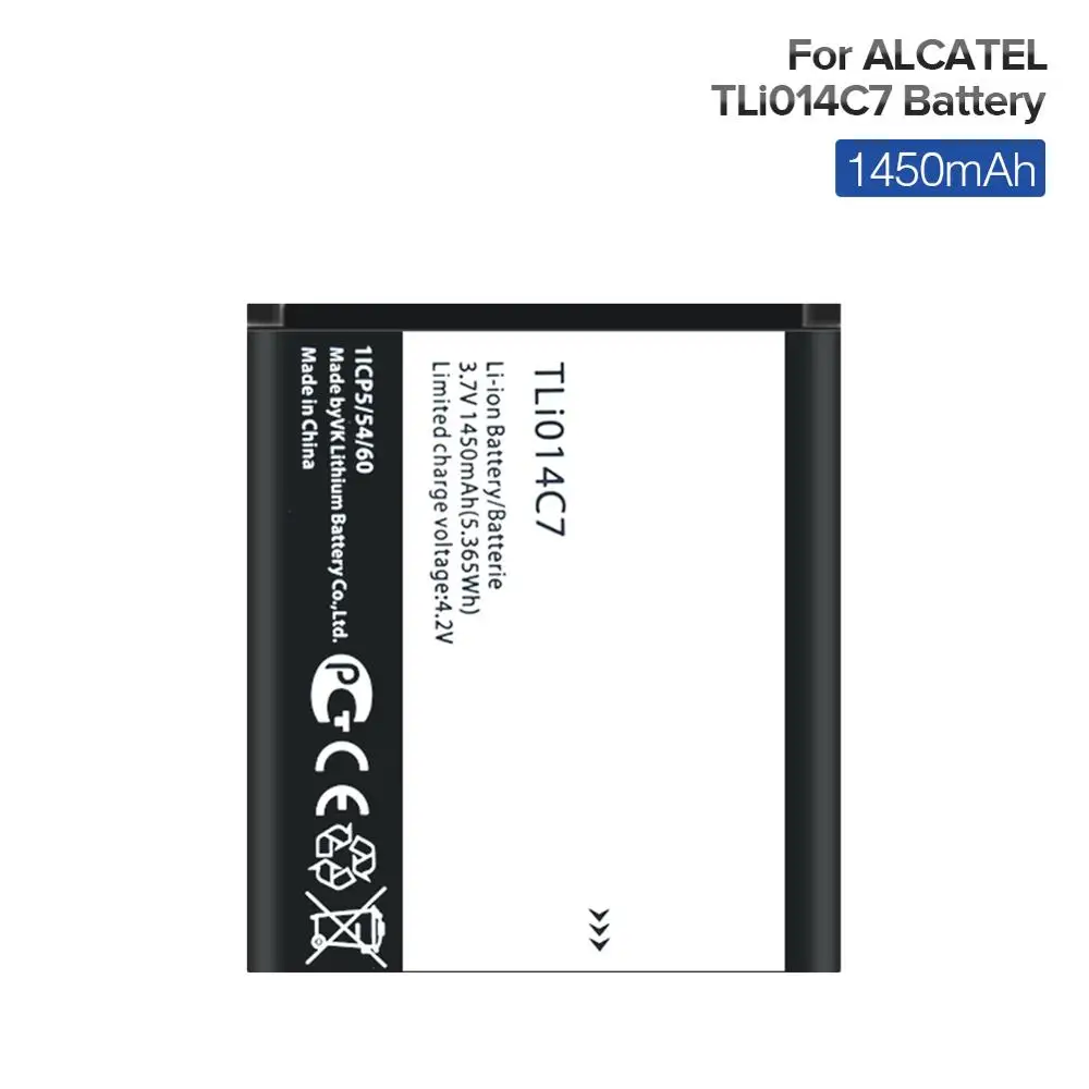 1450 мАч литий ионная аккумуляторная батарея TLi014C7 для смартфона Alcatel OneTouch Pixi First 4024D