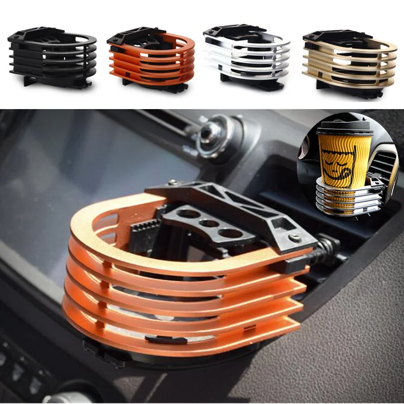 Universal Folding Cup Holder Auto Car Airoutlet Drink Holder With Fan Car Beverage Bottle Cup