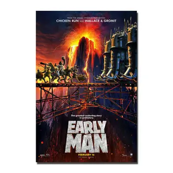 

J0228 EARLY MAN Great Advance Original Movie 3 Silk Poster Art Light Canvas Home Decoration