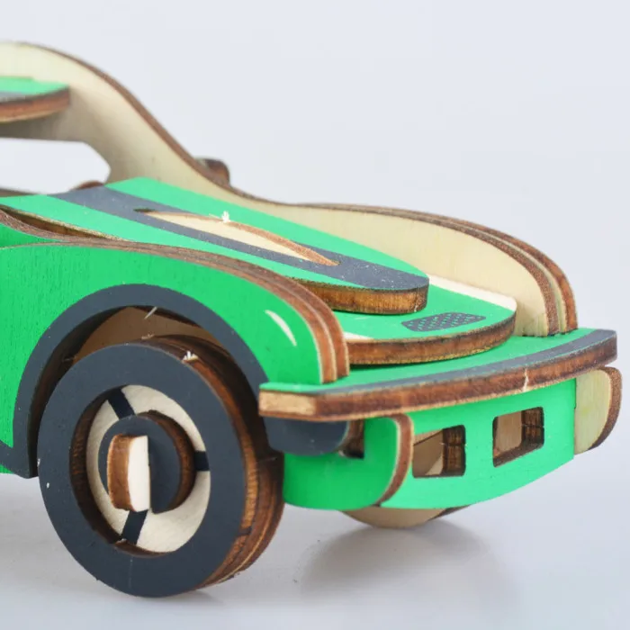 3D модель пазла Набор сделай сам сборка деревянный автомобиль пазл по дереву набор детских игрушек AN88