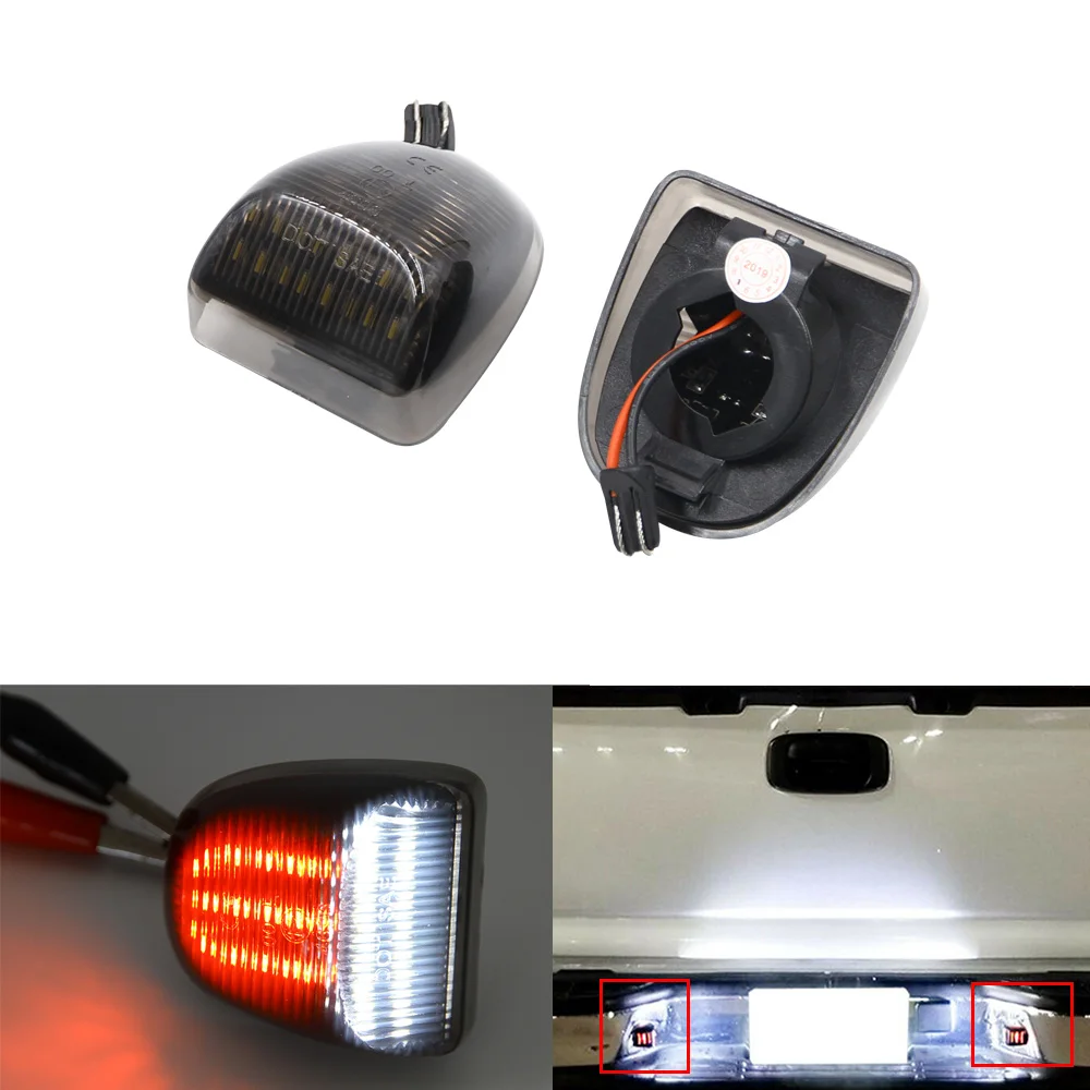 2X Светодиодный светильник номерного знака для Cadillac Escalade Chevrolet Avala Silverado 1500 2500 3500 Suburban Tahoe GMC Sierra Yukon