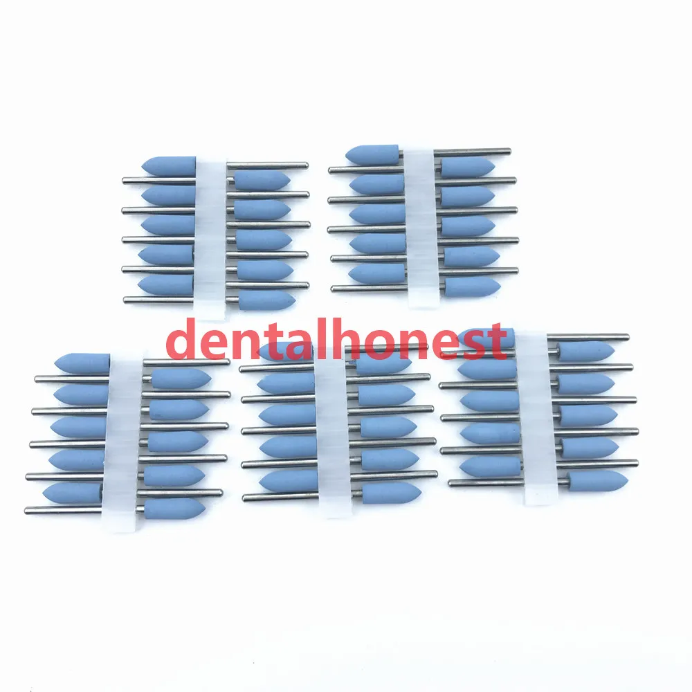50pcs blue Стоматологические силиконовые полировальные боры полировочные боры 2,35 мм - Цвет: 50pcs blue