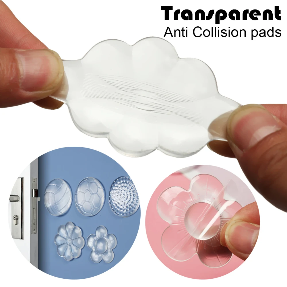 Mute Door Stoppers Wall Protection Shock Absorber Door Handle Bumpers