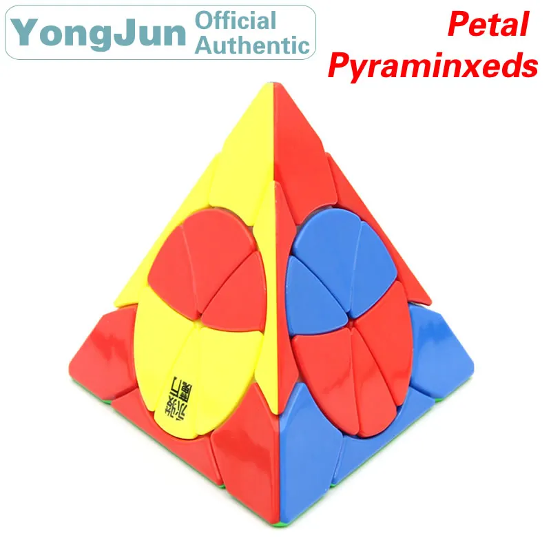 Лепестковая Пирамида YongJun 3x3x3 магический куб YJ 3x3 профессиональный скоростной