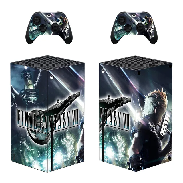 Final Fantasy FF7 Protector Sticker Decal Cover for Xbox Series X 