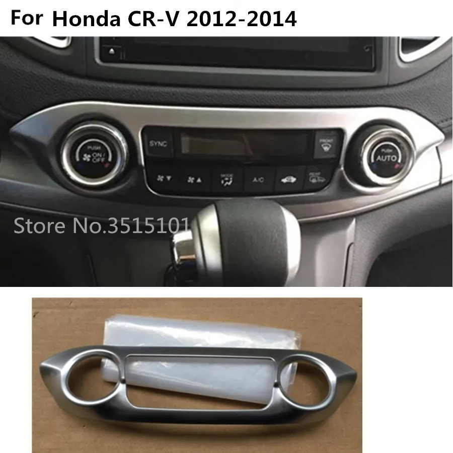Для Honda CRV CR-V 2012 2013 автомобиль ABS Хром Интерьер Кнопка кондиционера управление выход Stwich отделка рамка