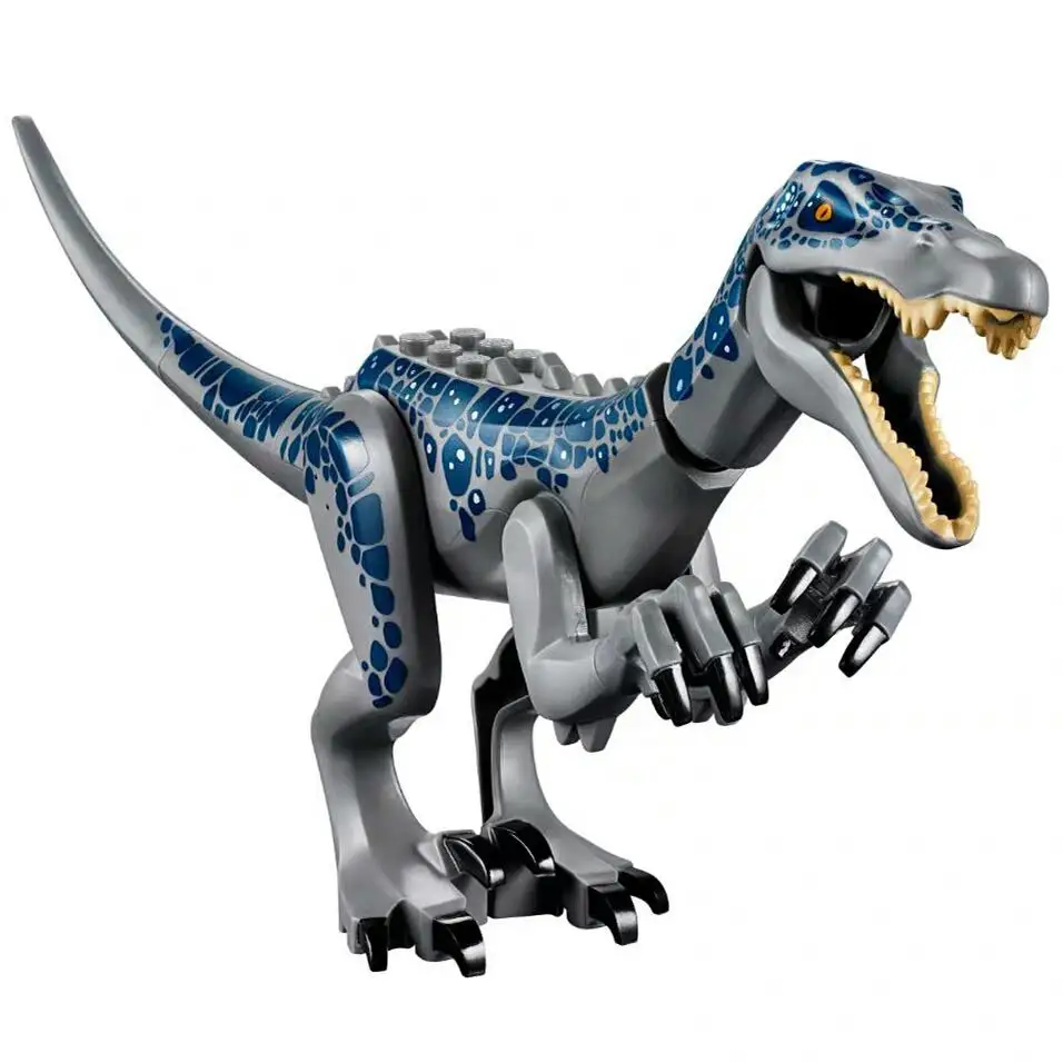 thumbnail image 1 of Bloques de construcción Jurassic World Dinosaurios Figuras Ladrillos Baryonyx Tyrannosaurus Rex Indominus Rex I-Rex Ensamblar Juguetes para niños, 1 of 5