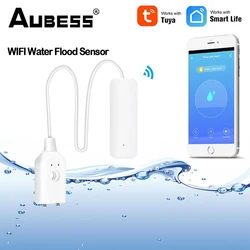 Tuya – système d'alarme de fuite d'eau Wifi indépendant, détecteur de débordement d'eau, système de sécurité domestique 