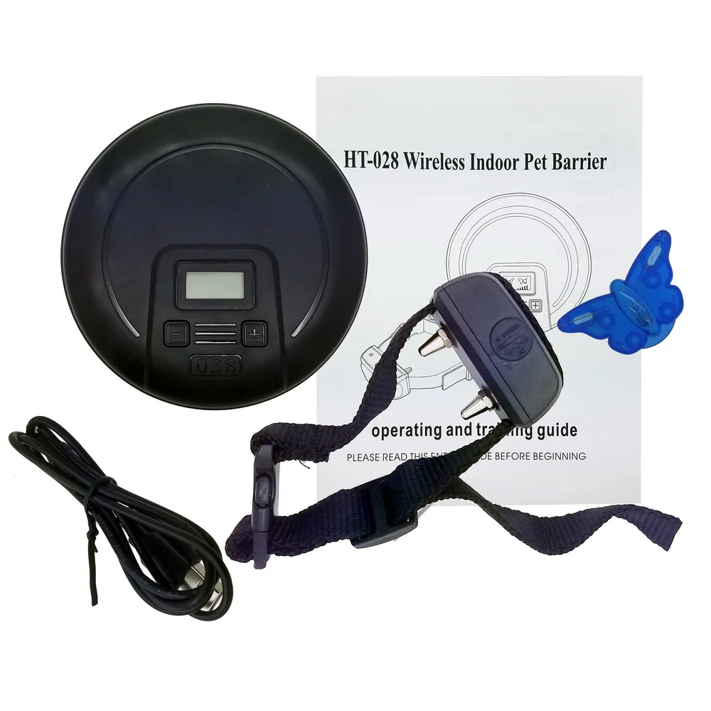 10 Sets Pet Indoor Electronic Fence Dog Wireless Smart Home Pet Fencing System With Rechargeable Collar