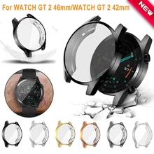 2 шт., мягкий ультра-тонкий защитный силиконовый чехол из ТПУ для huawei Watch GT 2, Сменный Чехол, ремешок, аксессуары для умных часов