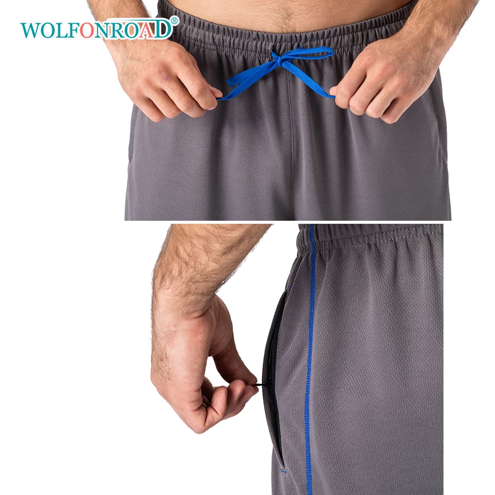 Мужские штаны для бега WOLFONROAD спортивные фитнеса и йоги сетчатые дышащие