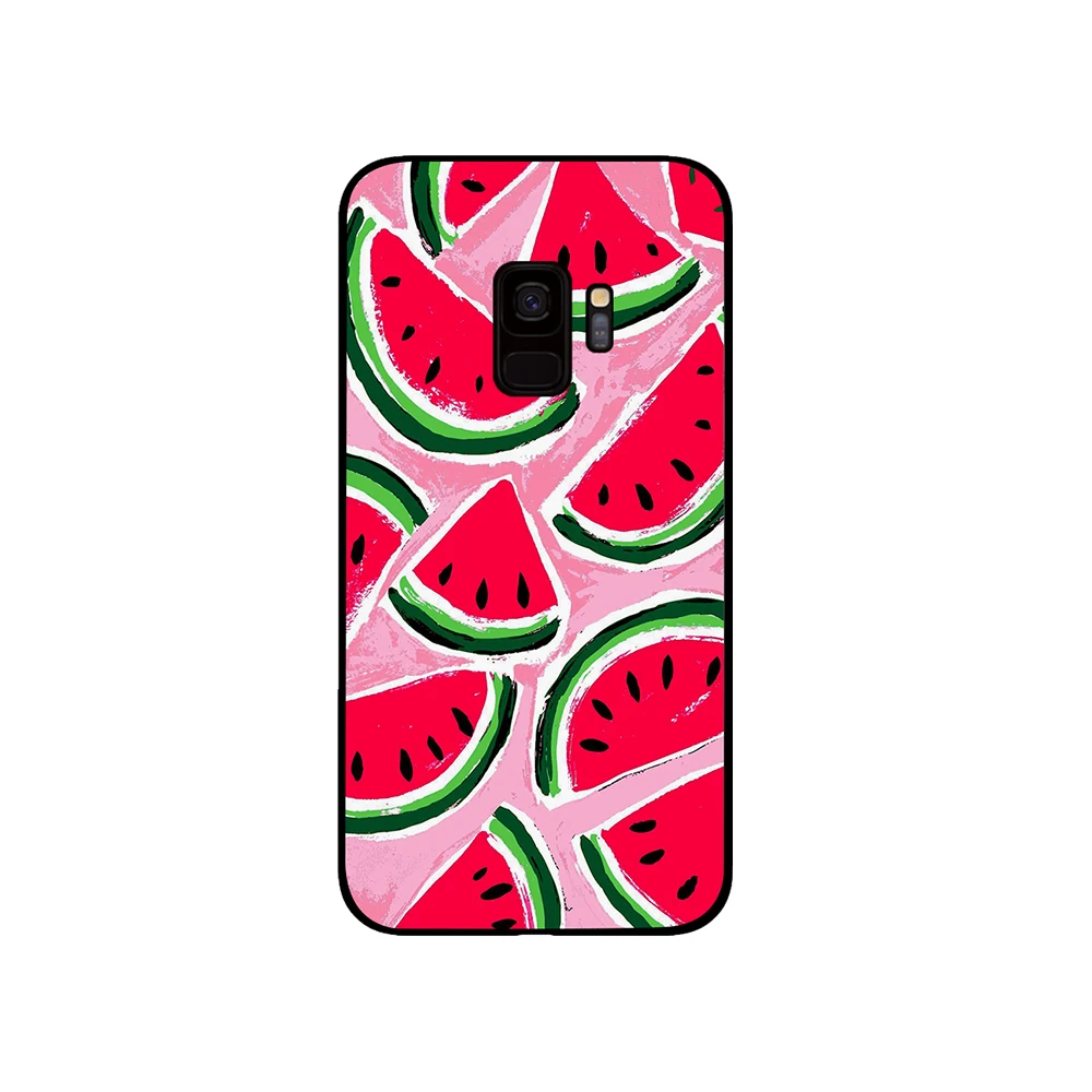 Арбуз Акварельная картина маслом бисер для украшения для samsung Galaxy S10 S10E S8 Plus S6 S7 Edge S9 S10e Plus Note 8 9 крышка