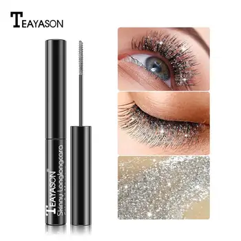 

TEAYASON Crushing And Drilling Mascara Quick-drying Slender Thick Curling Waterproof Anti-sweat No Staining Eyelashes TSLM1