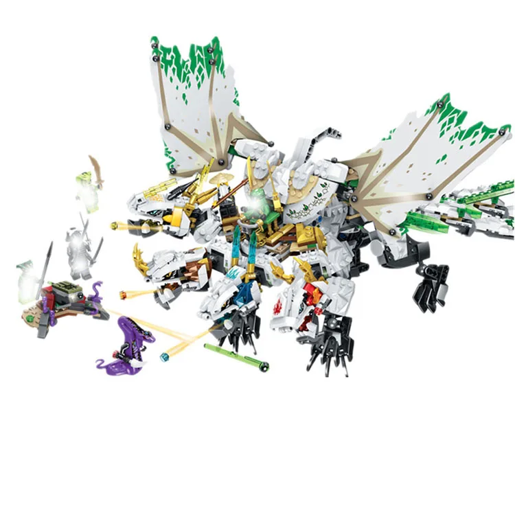 

Ninja 70679 Legacy The Ultra Dragon Building Blocks Kit Bricks Classic Movie Ninja Model Kids Toys Gift For Children Gift