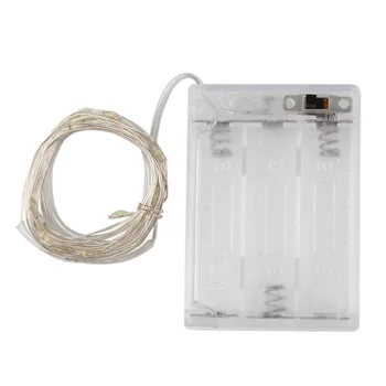 

Waterproof 3M 30 LED Silver Wire Christmas Wedding Party String Fairy Light Indoor Outdoor Decoration Lamp Dry Battery