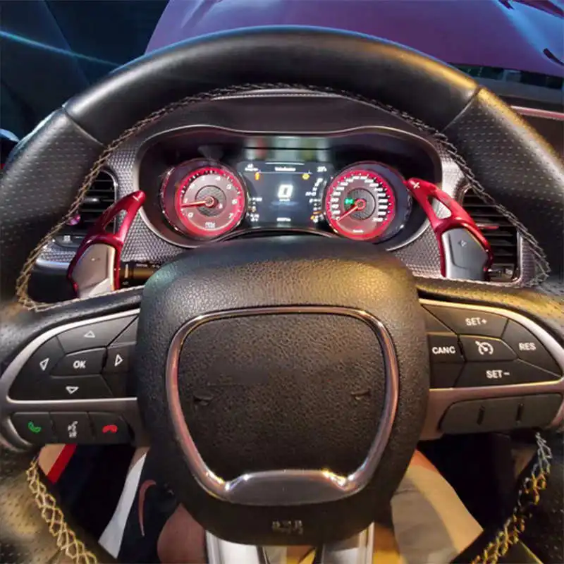 Dodge Challenger Car Aluminum Alloy Steering Wheel Shift Paddle Extension Auto Car-styling Internal Accessories For