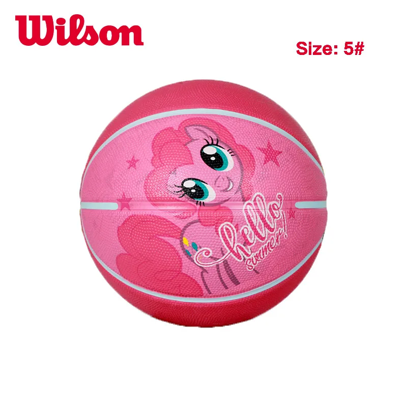 Уилсон для баскетбола, высокое качество мяч Размеры 5/3 резиновая Крытый для детей и подростков, для матча, тренировок, надувной для баскетбола baloncesto - Цвет: GLP010 size 5