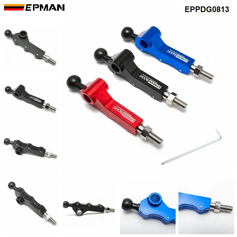 EPMAN для Subaru WRX STI 2008-2013 Алюминий Регулируемая короткая высота/Throw Shifter Racing EPPDG0813