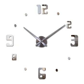 

2020 Hot Wall Clock Modern Design Clocks Quartz Watch modern Acrylic Mirror Diy Sticker 3D Stickers Living Room