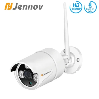 

Jennov HD 2MP IP Camera Wi-fi Outdoor Video Surveillance Security Camera Weatherproof Built-in SD Card CCTV Audio Record 1080P