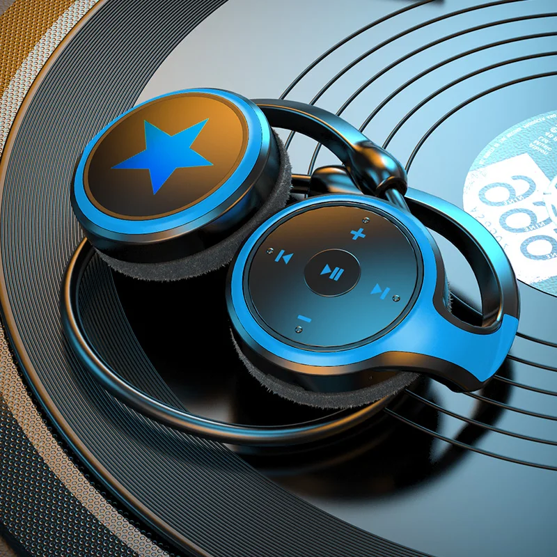 A23 Bluetooth Wireless Headphone Support TF Card FM Radio Mp3 Open Ear HIFI Sports Earphone Waterproof Headsets with Mic
