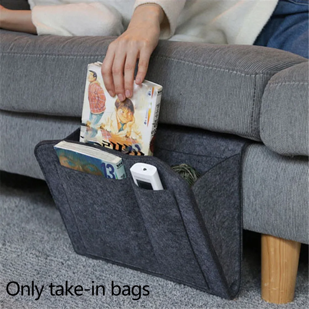 

Large Capacity Storage Bag Portable Sofa Bedside Storage Bags Organizer Household Items Room Space Saving Packet Pouch Bag