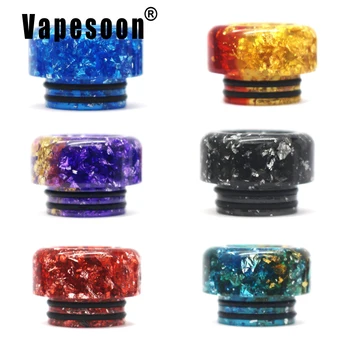 

15pcs Diomond Resin 810 Drip Tip Wide Bore Vape Mouthpiece for 810 thread tank Stick V8 falcon king E-cig accessories