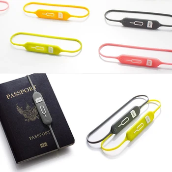 

Safe Portable Passport Anti Lost Silicone Card Slot Pin Needle Mobille Phones Travel Abroad Sim Card Holder For IphoneXR Xs Max