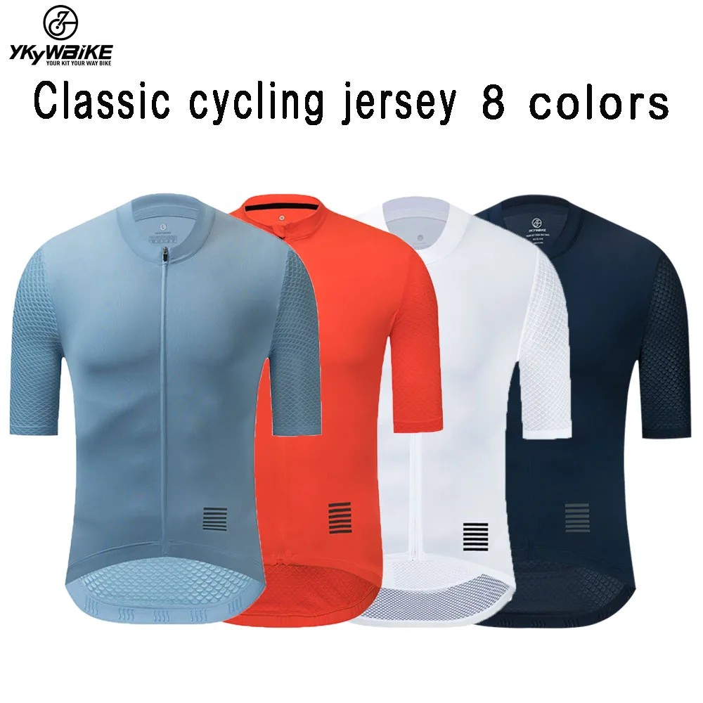 YKYWBIKE Men Cycling Jersey MTB Maillot Bike Shirt Downhill Jersey High