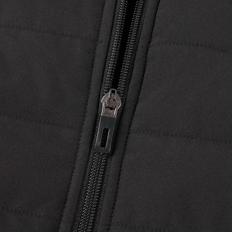 Деловой повседневный уличный жилет Зимний стиль мужской умный самонагревающийся жилет среднего возраста