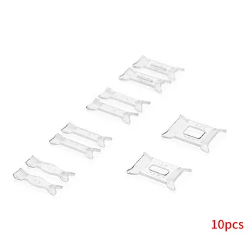 

10pcs Invisible Fitter Jewelry Tools Fixation Ring Size Adjuster Tightener DIY Reducer Resizer Inserted Guard Shrink Transparent