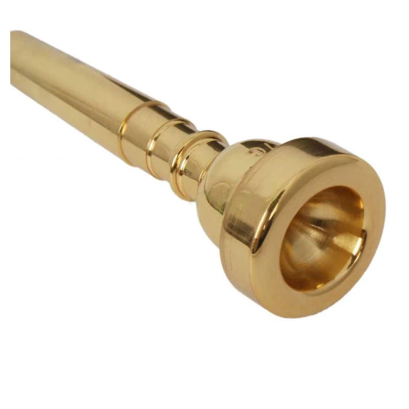 New Trumpet Mouthpiece for Bach 7C Size Gold Plated