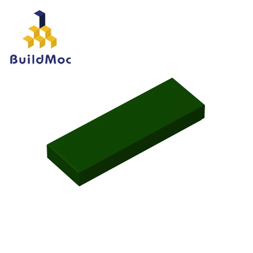 BuildMOC совместимый для 63864 1x3 для строительных блоков части DIY логотип развивающие творческие подарочные игрушки - Цвет: M0519-11