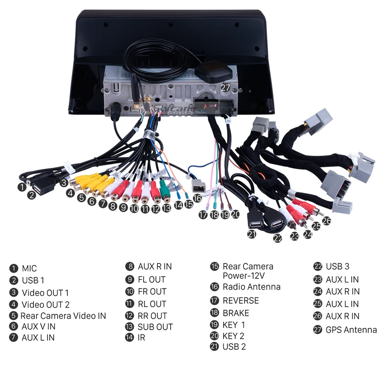 Flash Deal Seicane 4G Android 9.0 10 Inch Car DVD Player For 2008-2013 Honda Accord 8 4G RAM /2G RAM Car Radio GPS Navigation 3