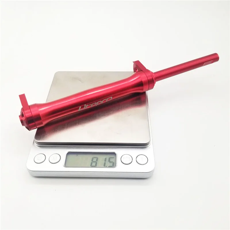 Litepro 4 colors Folding Bike Extension bar Block Telescopic Rod for Brompton Racks Easy Wheel Ultralight 82g