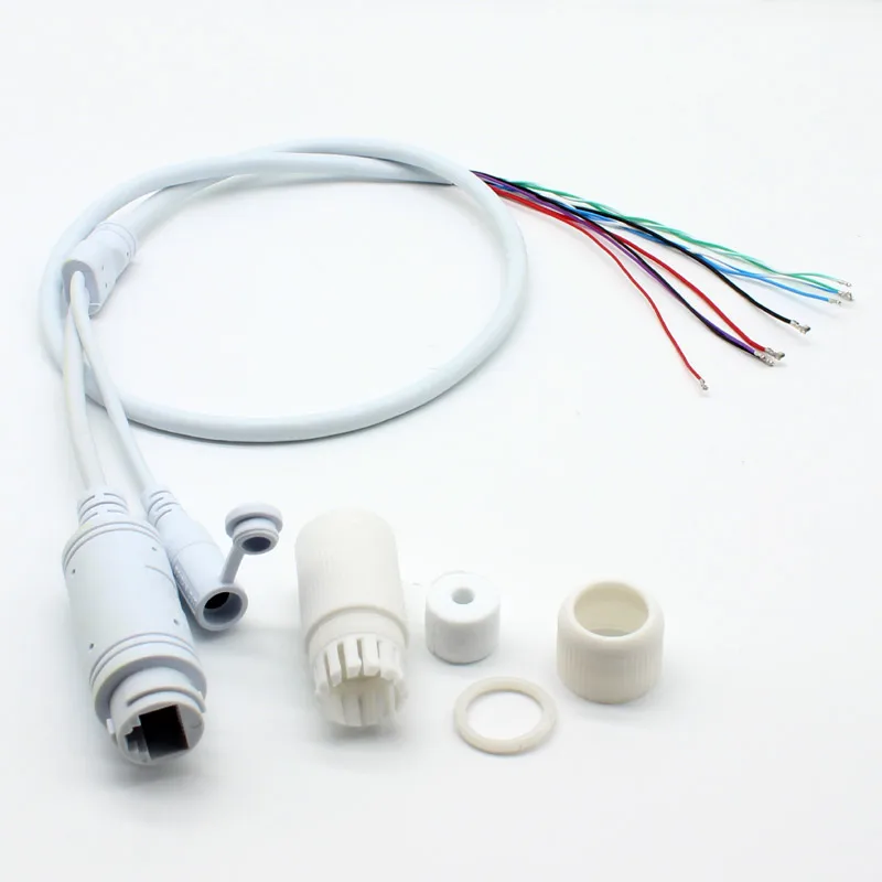 Built-in 48V POE Module CCTV end Cable LAN Power over Ethernet Lan RJ45+DC Ports Cables for IP camera board module