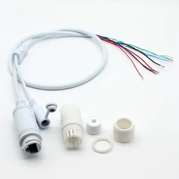 IP 카메라 보드 모듈용 내장형 POE 모듈, CCTV 엔드 케이블, LAN 전원, 이더넷 LAN, RJ45 + DC 포트 케이블, 48V