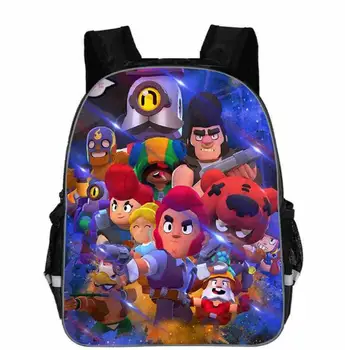

11/13/16 inch New Cartoon Schoolbag For Primary School Students Leon Star Kids 3D Print Backpack For Boys Girls Fashion Mochilas