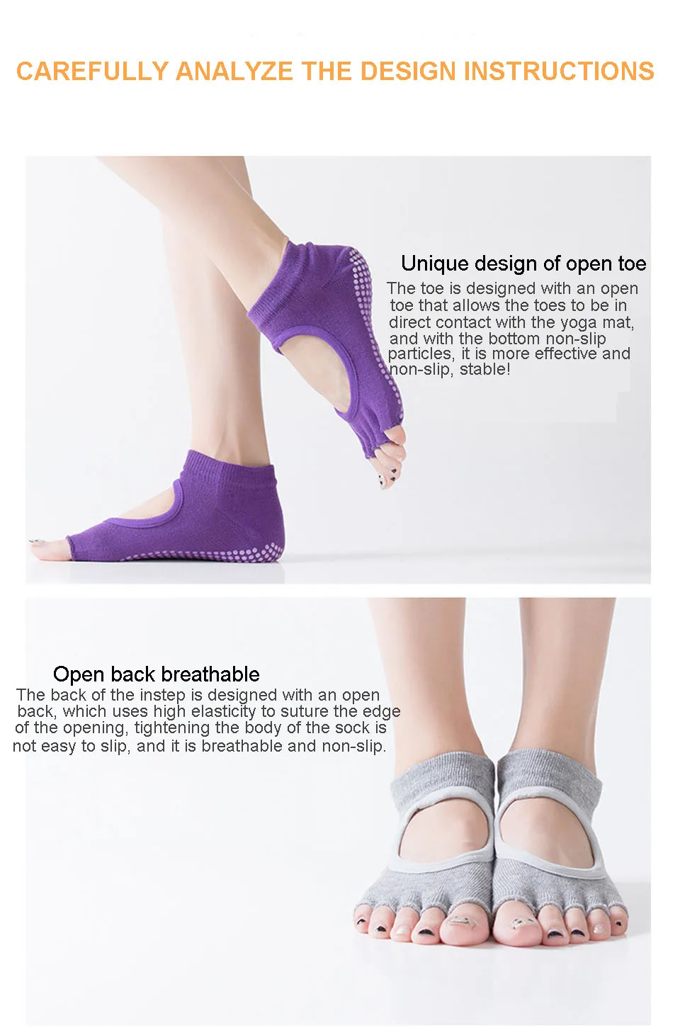 Loogdeel, 1 пара, женские спортивные брюки для занятий йогой, носки противоскользящие для женщин, фитнес, Пилатес, носки, профессиональные носки, тапочки, защитная накладка для танцев