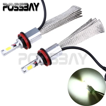 

POSSBAY 9006 HB4 880 881 H11 H9 9004 9007 9005 H7 H3 Auto Car Headlight Bulbs Fog Light 6500K High Power White Light